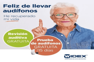 feliz de llevar audífonos